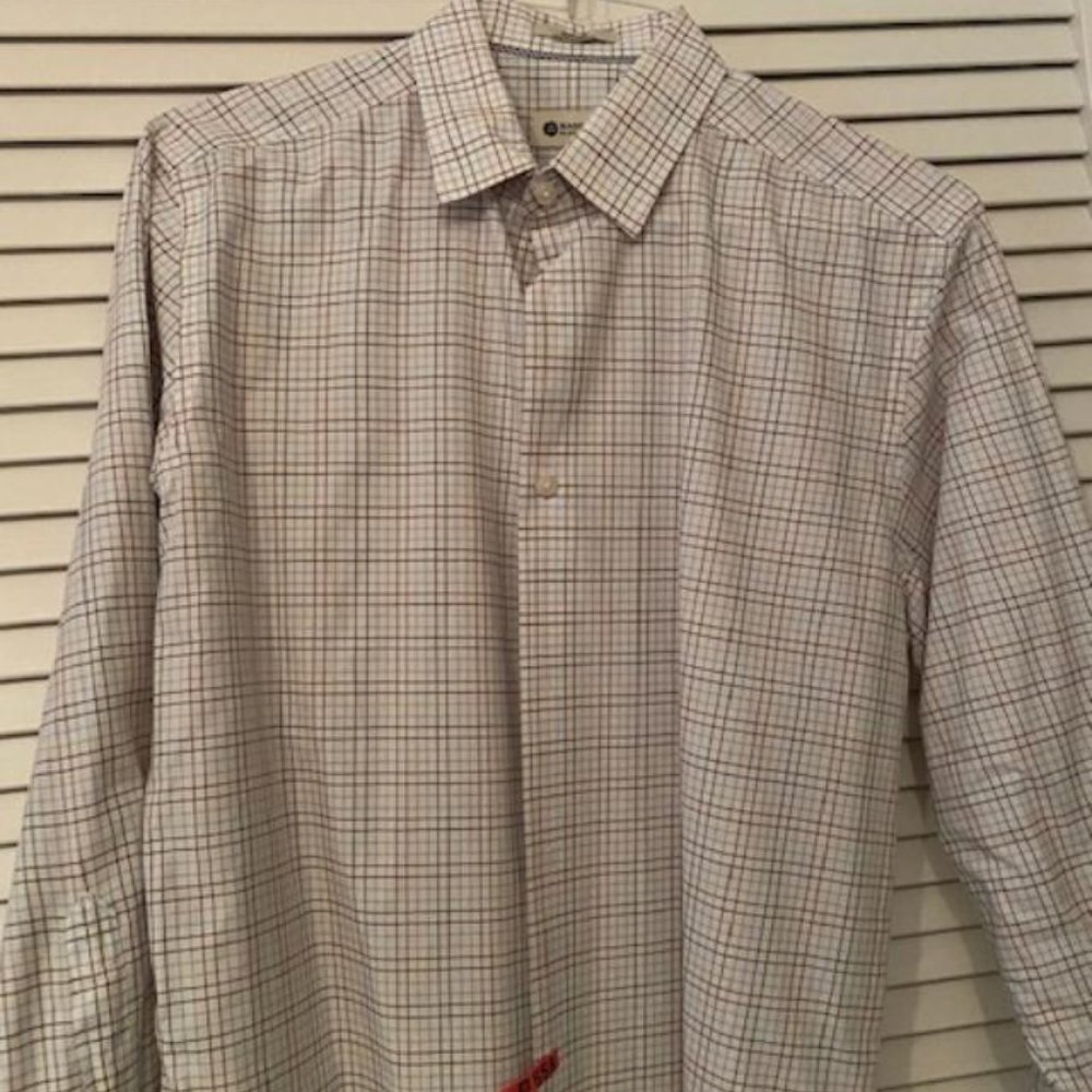 Three (3) Haggar 100% Cotton Dress Shirts Fitted  16/32/33 - Picture 3 of 4